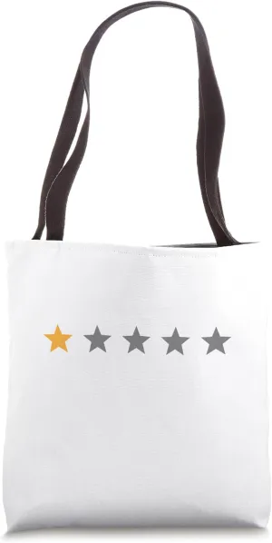 OCD One Star Rating Obsessive Compulsive Disorder Awareness Tote Bag