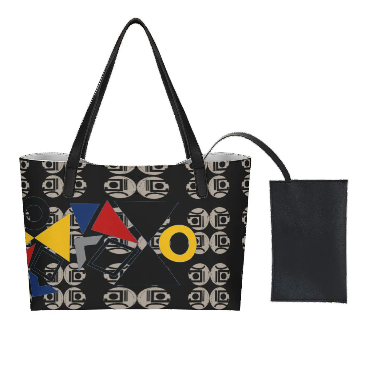 OD Signature Tote Bag With Black Mini Purse MltD