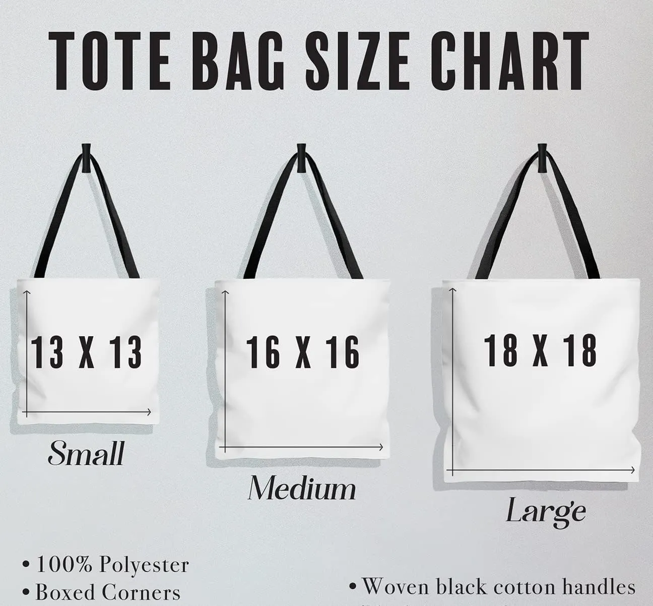 Personalized Halloween Tote Bag - 16”x16” Trick-or-Treat Reusable Bag with Custom Name/Monogram/Text - Durable Cloth Canvas, Perfect Customized Gift