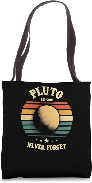 Pluto Never Forget Sunset Tote Bag