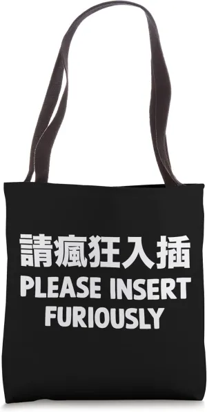 Poorly Translated English Dark Humor Sarcastic Weird Funny Tote Bag