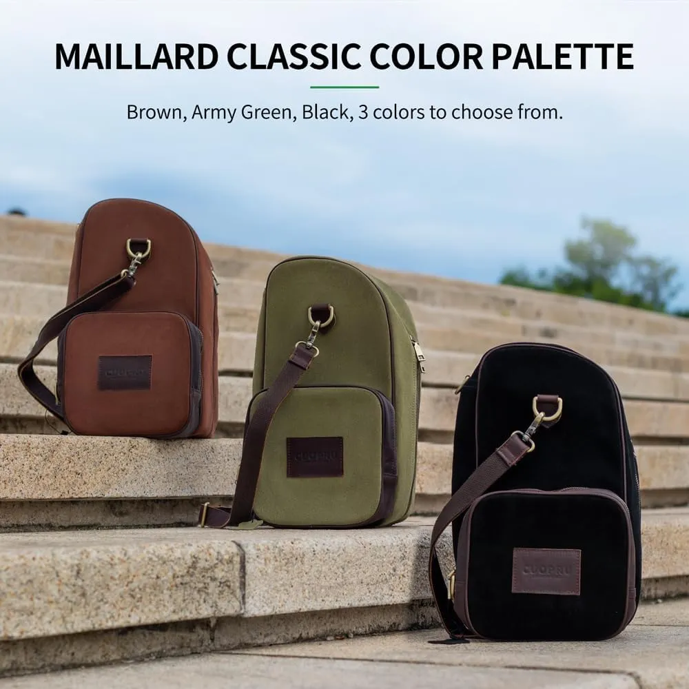 Premium Leather Handmade Matera Multi-function Maillard Style Travel Tote Bag for Yerba Mate Kit with 3 Pockets Backpack