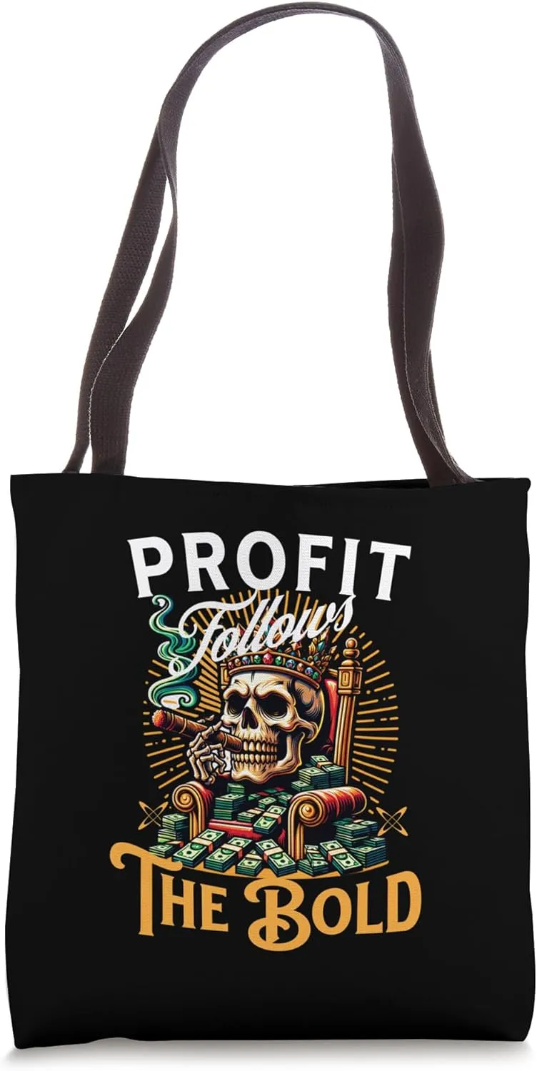 Profit Follows The Bold - Money Business Mindset, Success Tote Bag