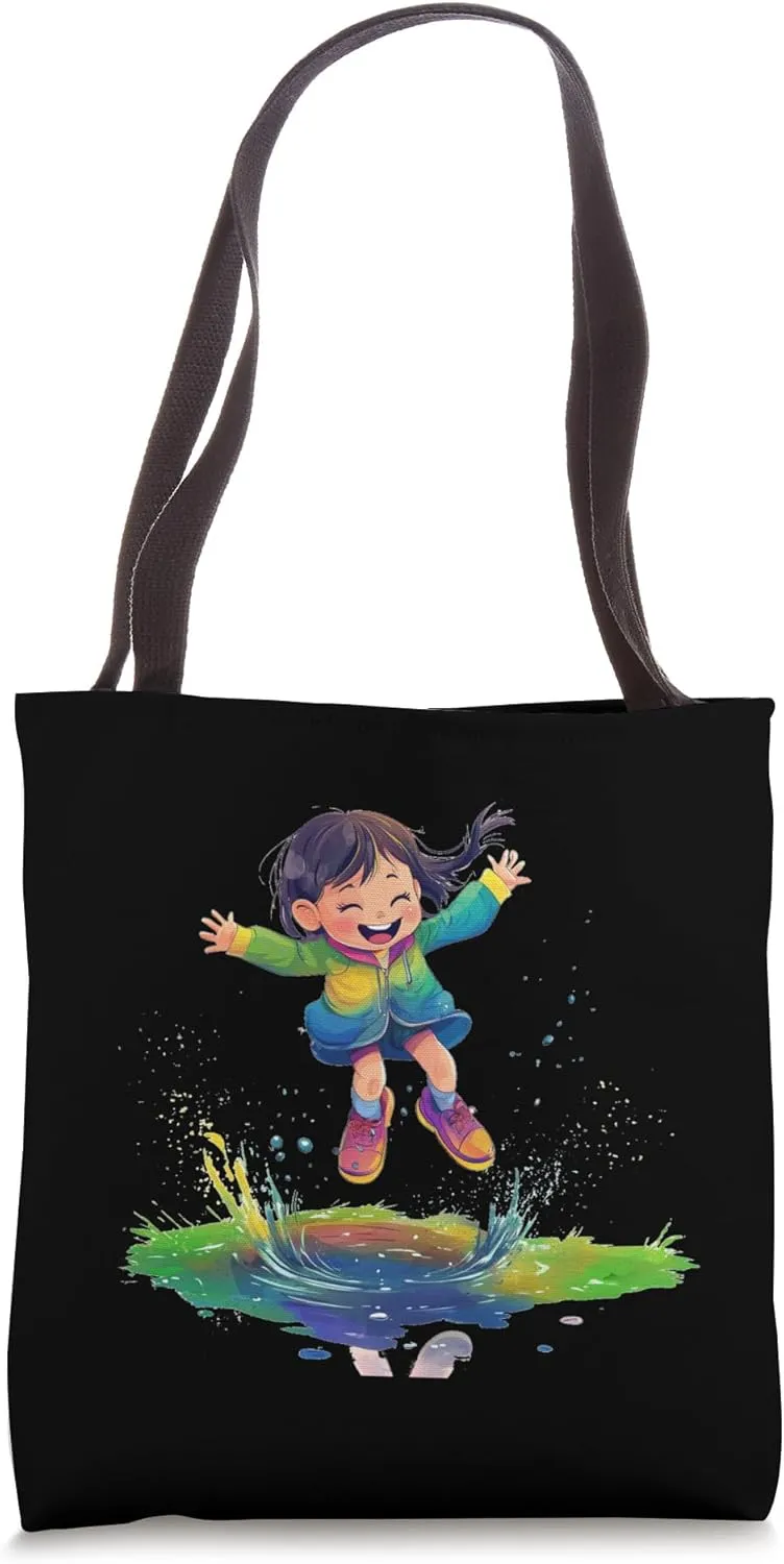 Puddle Jumping Fun for the Bold and Adventurous Tote Bag