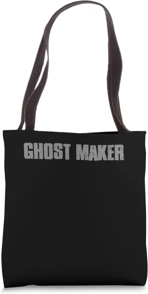"GHOST MAKER" Edgy Combat Veteran Bold Military Dangerous Tote Bag