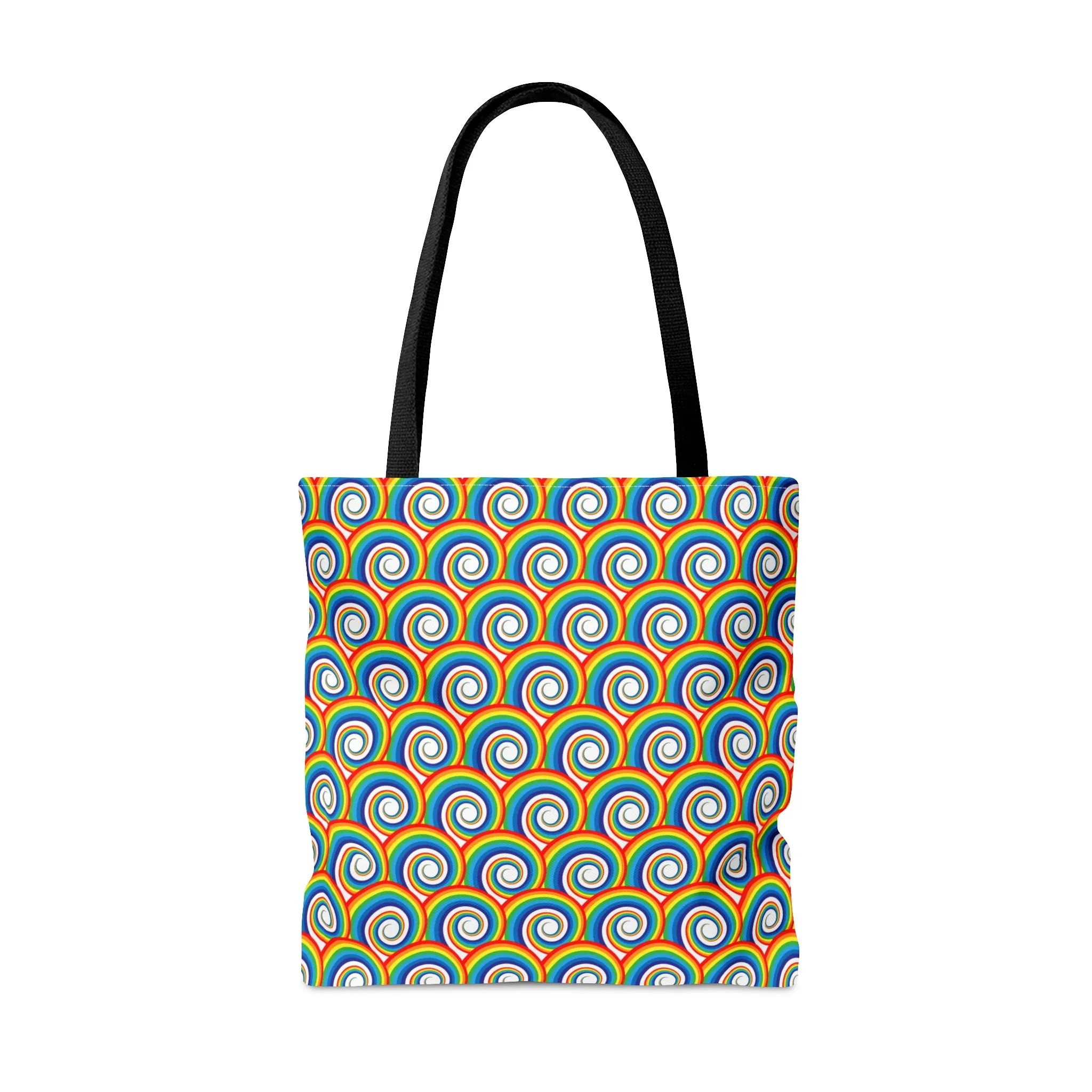 Rainbow Waves Tote Bag