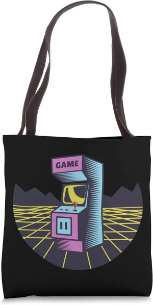 Retro Arcade Game Controller Sunset Tote Bag