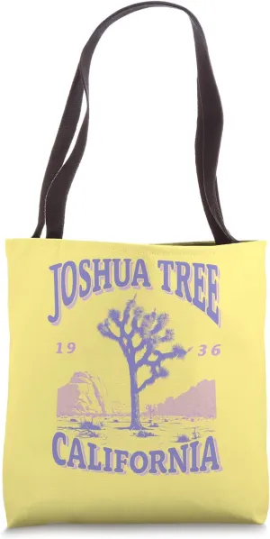 Ripple Junction Joshua Tree California Retro Nature Graphic Tote Bag