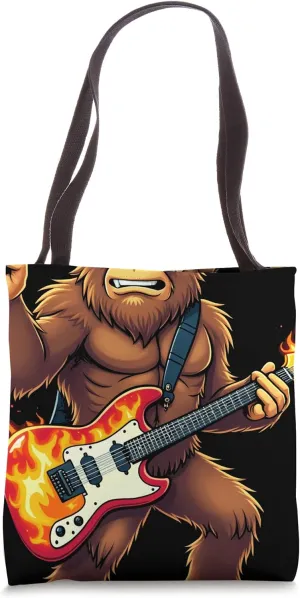 Rock Music Primate Tote Bag