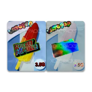 Rocket Popsicle Mylar Bag 3.5 Grams
