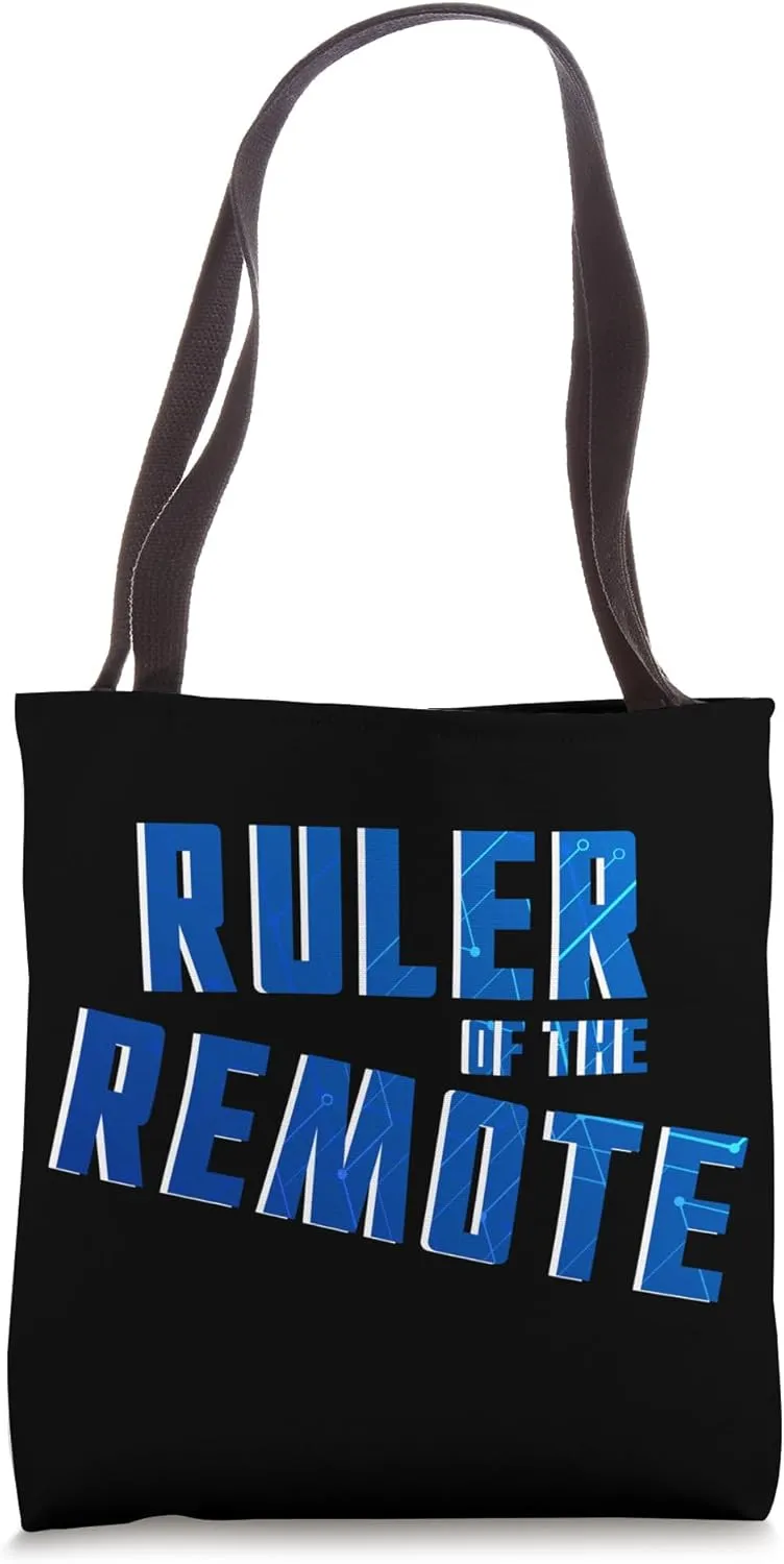 Ruler Of The Remote Bold Statement Tote Bag