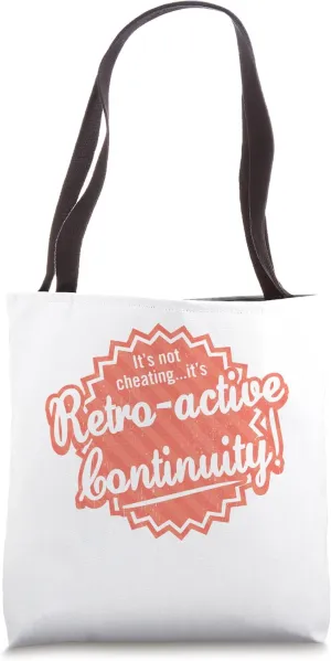 Sci Funk Retcon Mono Timeline Alternate Reality Glitch Warp Tote Bag