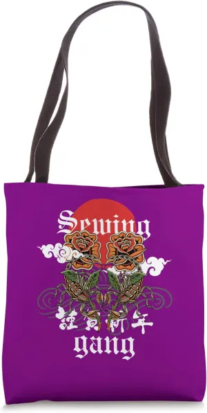 Sewing Gang, Roses and Scorpions Tote Bag