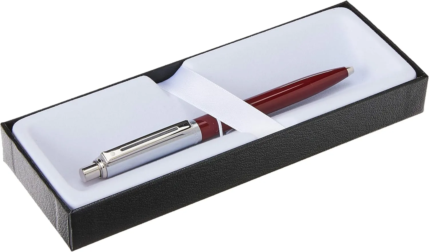 Sheaffer Sentinel Burgundy Ballpoint Pen with Chrome Trim