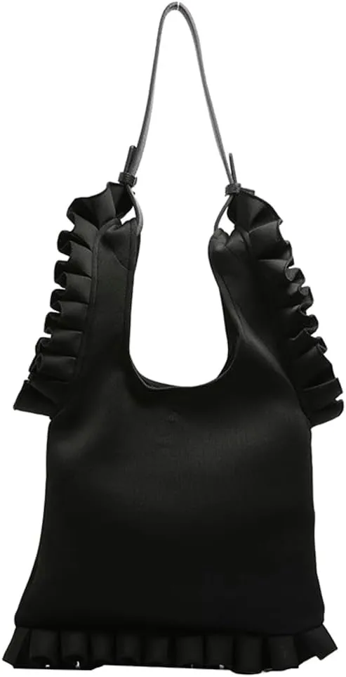 Slouchy Hobo Bags Women Retro Nylon Crossbody Purse Soft Shoulder Bag Cute Satchels Tote Handbags Evening Purse 2024