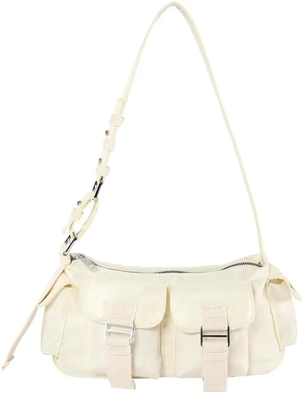 Small Casual Y2K Nylon Shoulder Bags Top Handle Women Purses And Handbags, Shoulder Bag Y2K Purse, Cute 90s Purse
