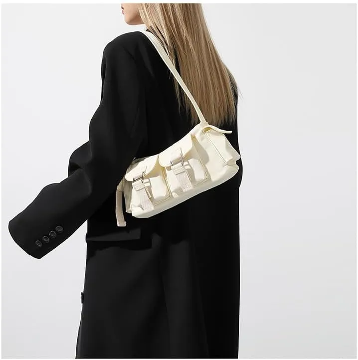 Small Casual Y2K Nylon Shoulder Bags Top Handle Women Purses And Handbags, Shoulder Bag Y2K Purse, Cute 90s Purse