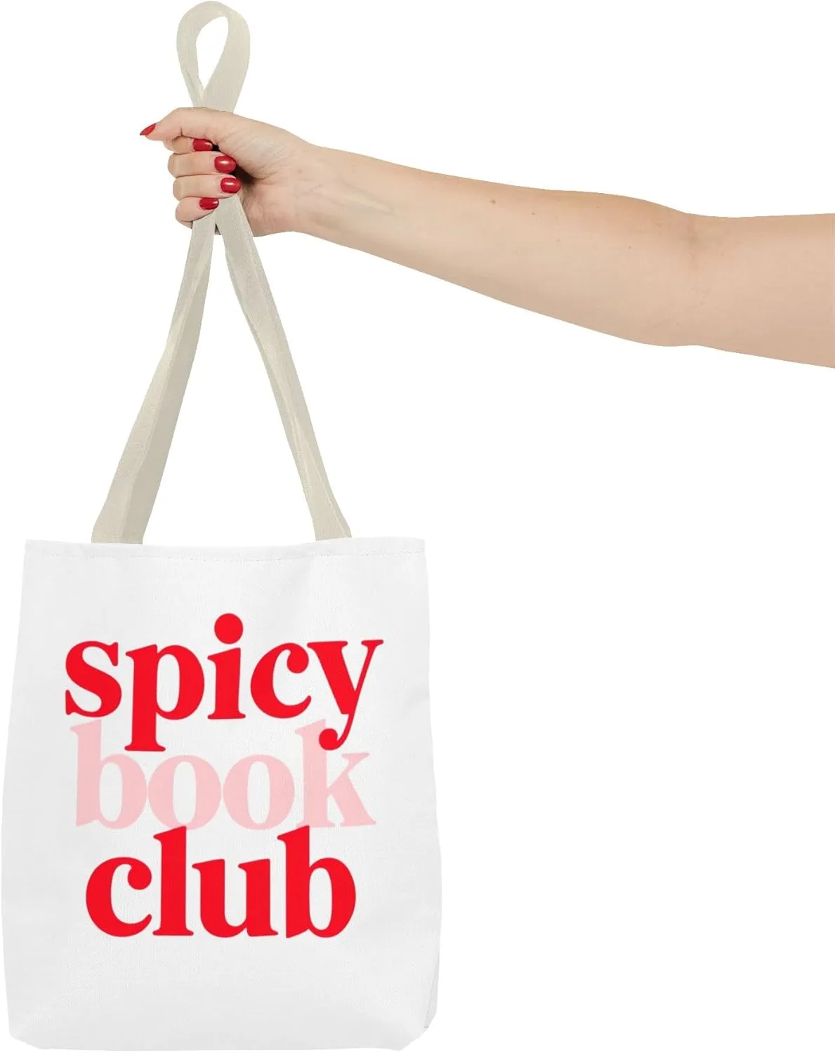 Spicy Book Club Tote Bag, Book Lover, Spicy Reads, Bookworm, Trendy Tote, Funny Book Club Accessories