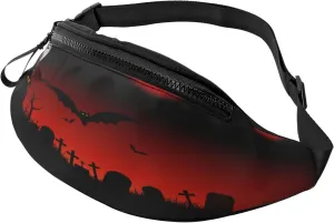 Spooky Halloween Eyes Fanny Pack, Crossbody Waist Packs for Women Men Waist Bags with Adjustable Strap for Travel Running Hiking Sport