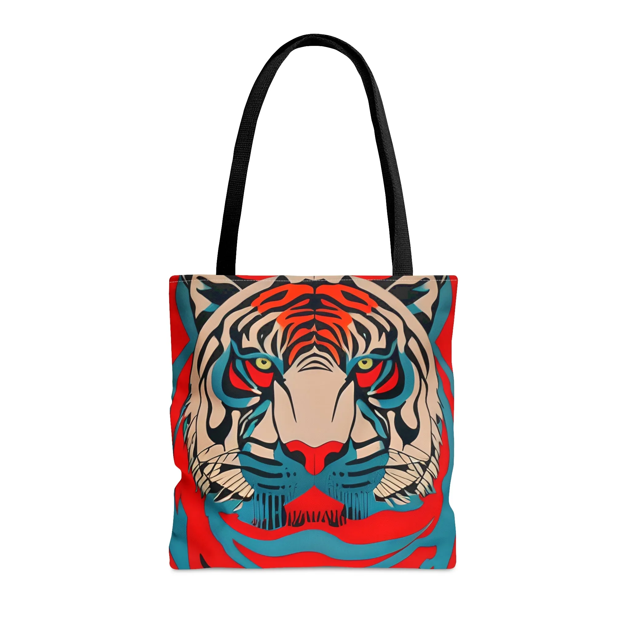 Spray Paint Tiger Tote