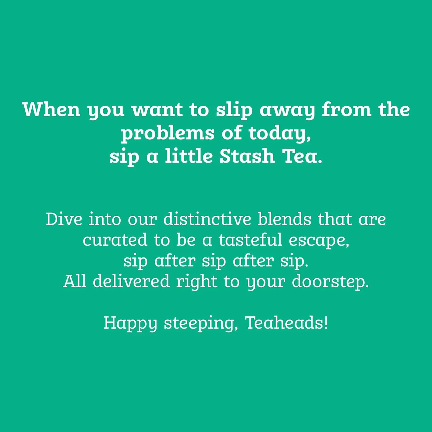 Stash Tea Fruity Herbal Tea 6 Flavor Tea Sampler, 6 boxes With 18-20 Tea Bags Each