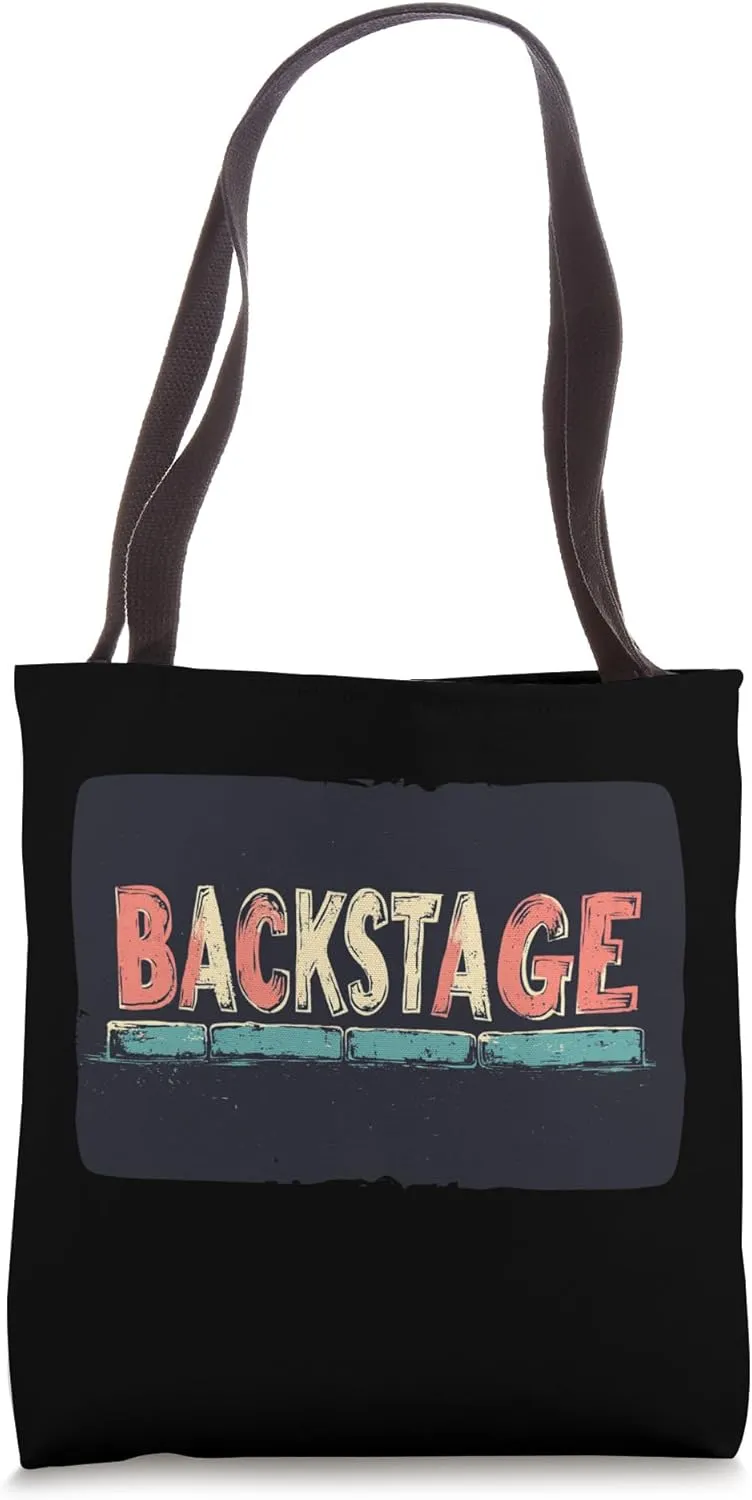 Step Backstage with this Cool and Bold Statement Tote Bag