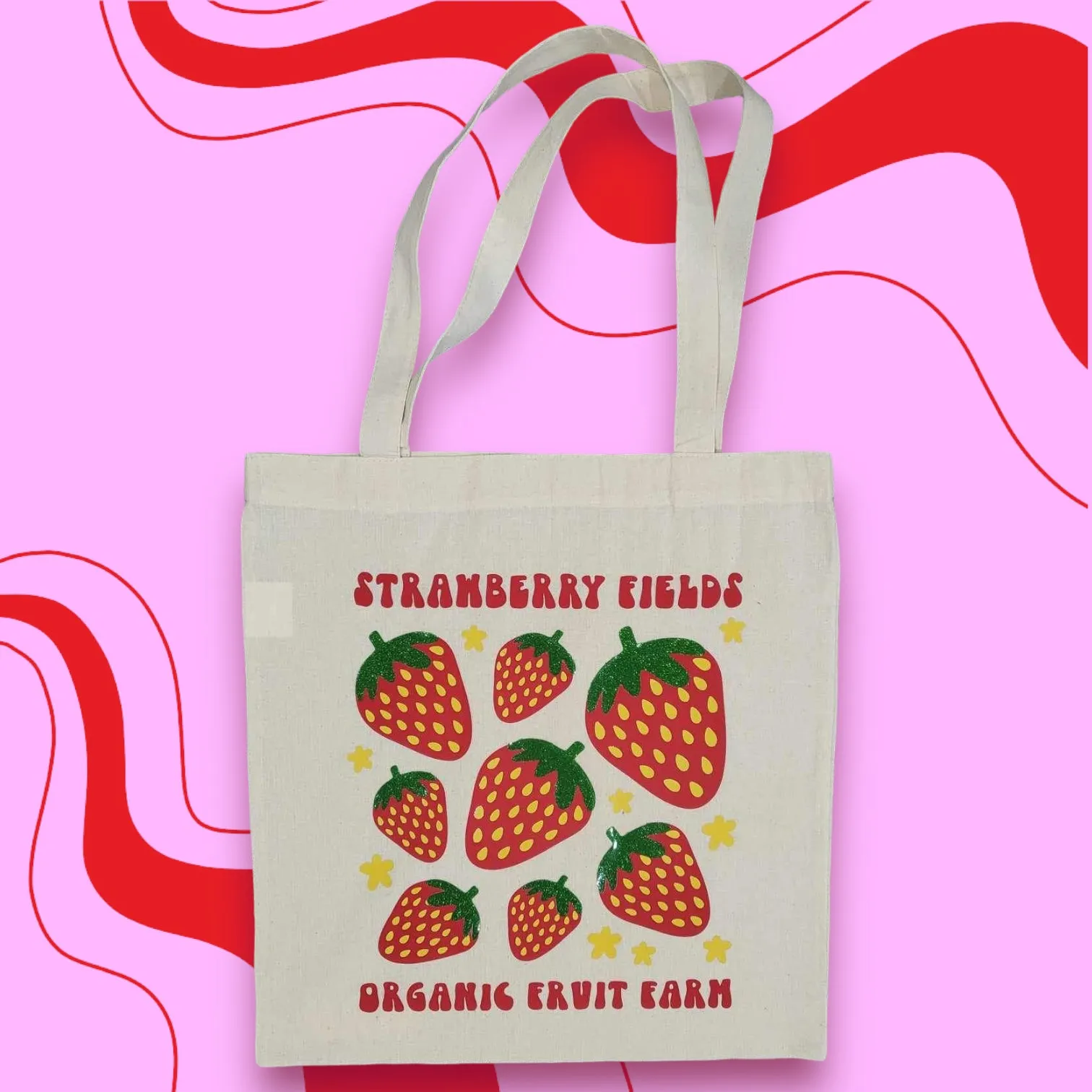 Strawberry Field Date Tote