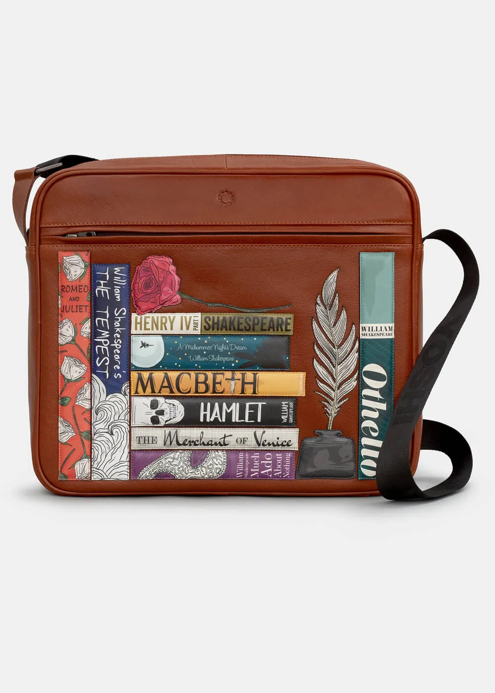 Succubus Bags Books Shakespeare Bookworm Messenger Tas Bruin
