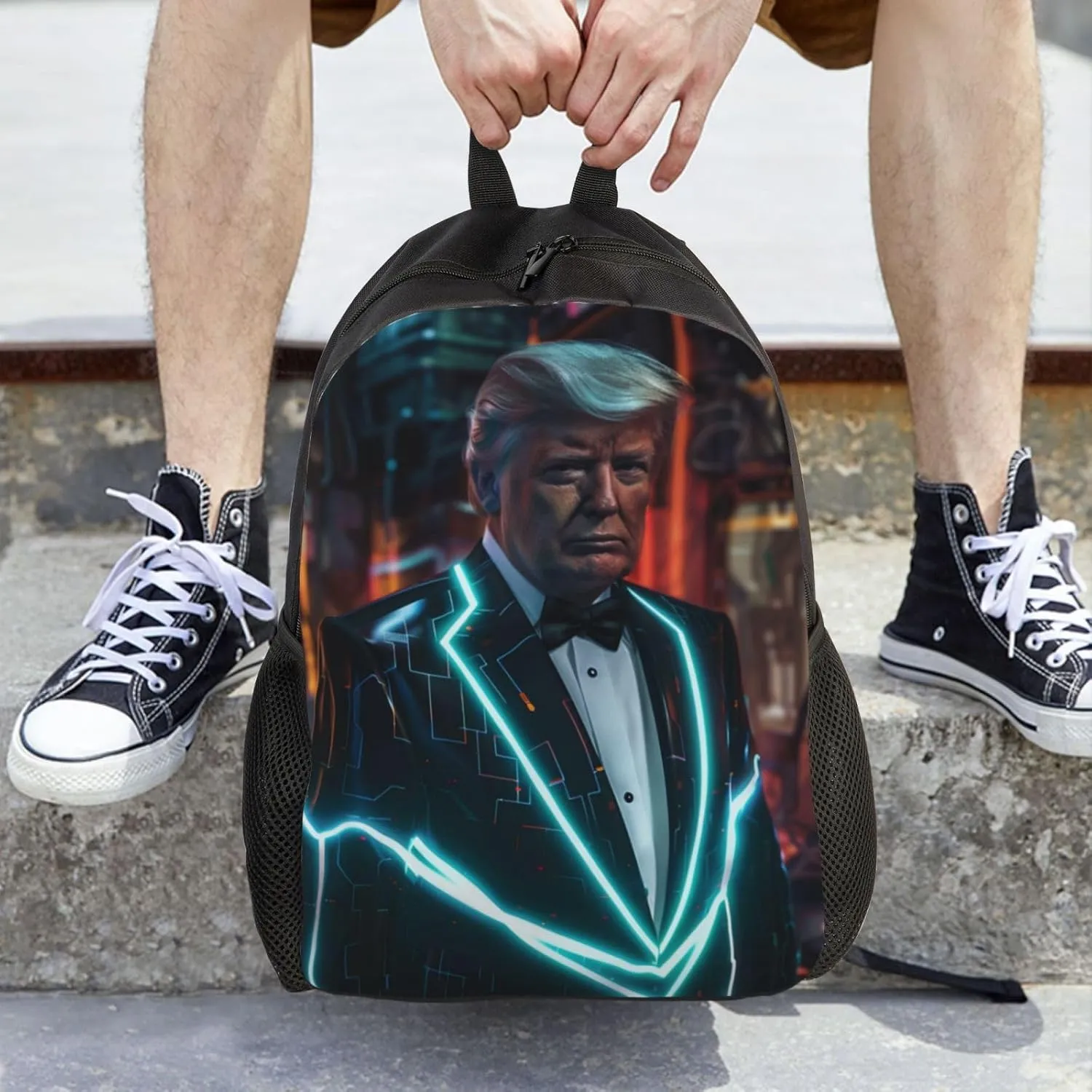 Technology Trump Backpack Waterproof Anti Theft Durable Light Laptop Bag Backpacks For Women Men Travel Gym Backpack