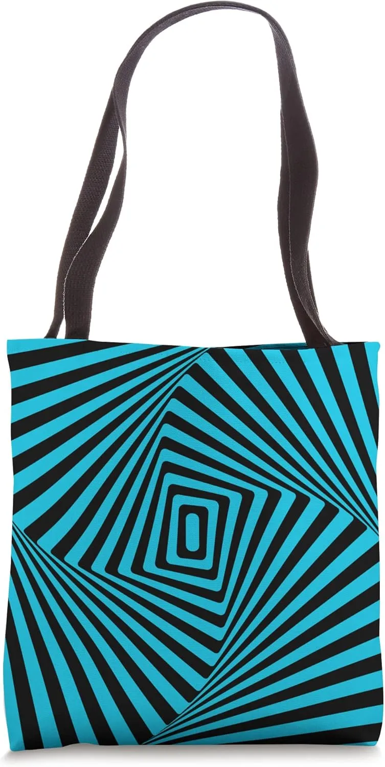 The Bold Contrast Color Pattern Style Tote Bag