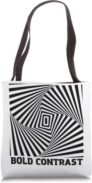 The Bold Contrast Pattern Style Tote Bag