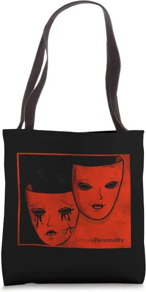 Theater Mask Soft Grunge Drama Comedy Unsure Personality Tote Bag