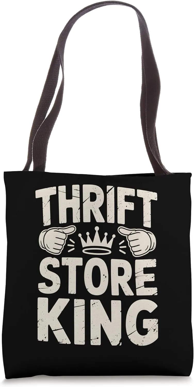 Thrift Store King Bold Tote Bag
