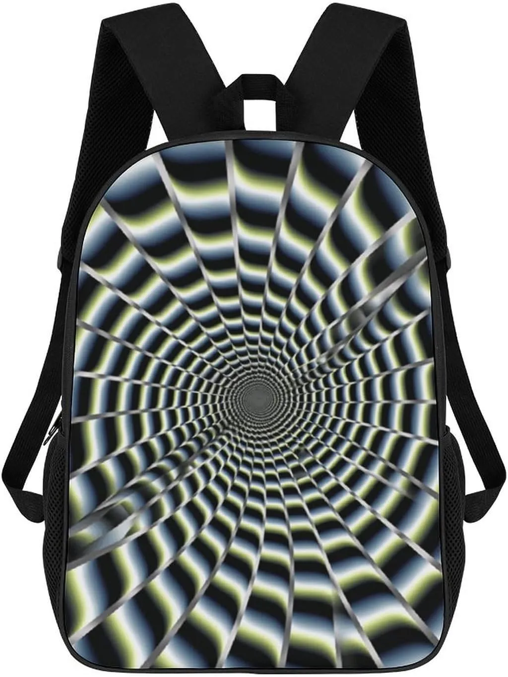 Travel Backpack 17 Inch Laptop Bag Spiral Optical Illusion Laptop Backpack for Men Women Carry on Bag Travel Bag