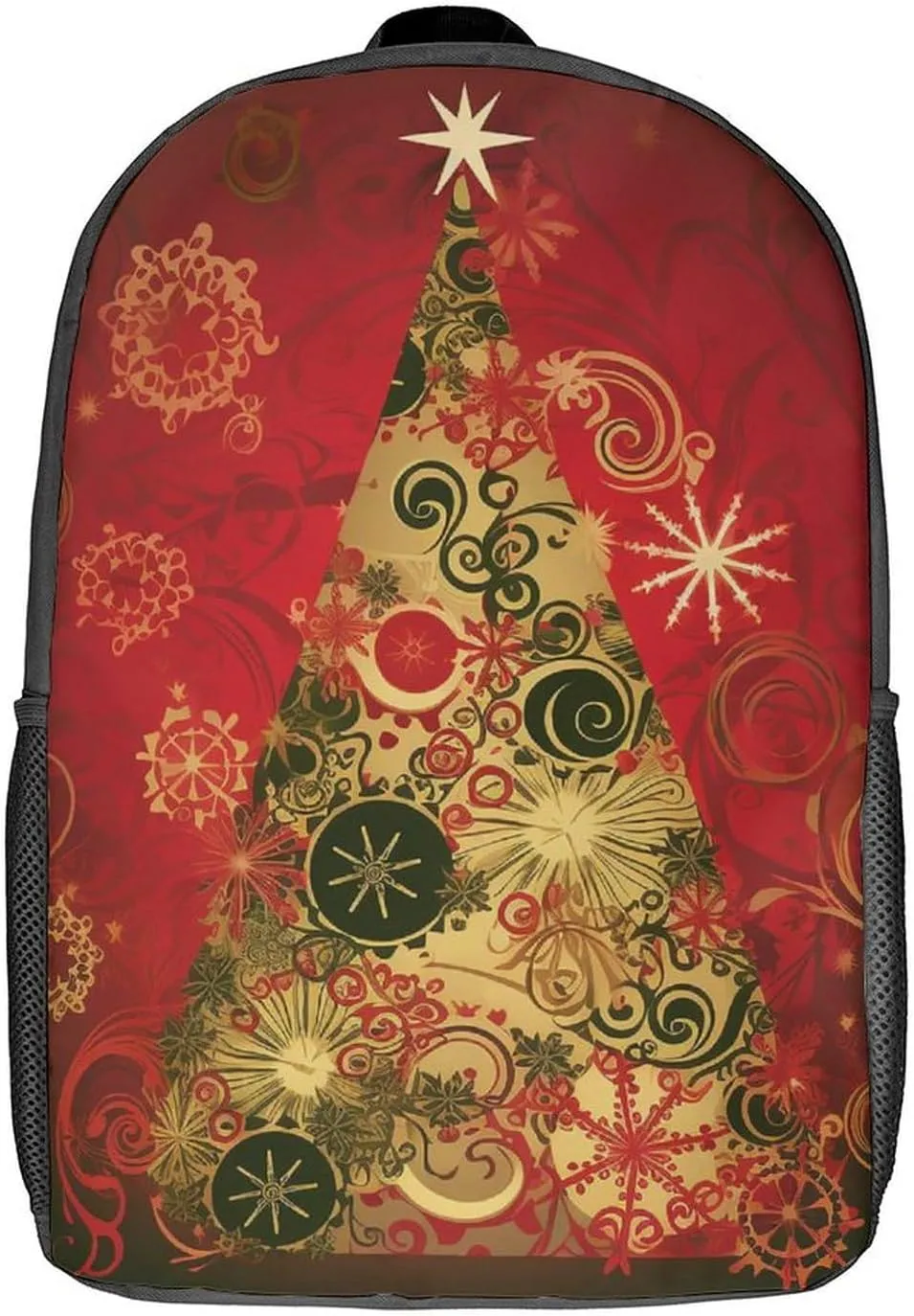 Travel Backpack for Men Women Daypack Merry Christmas Laptop Backpack Computer Bag Business Work Bag for Work, 17inch