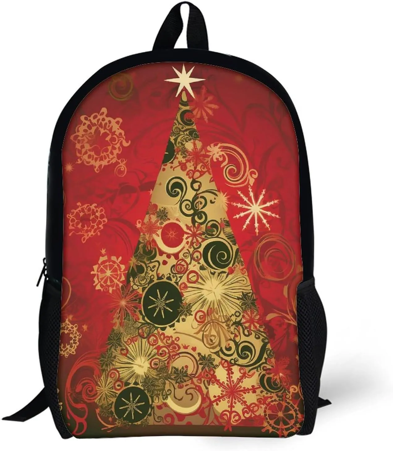Travel Backpack for Men Women Daypack Merry Christmas Laptop Backpack Computer Bag Business Work Bag for Work, 17inch