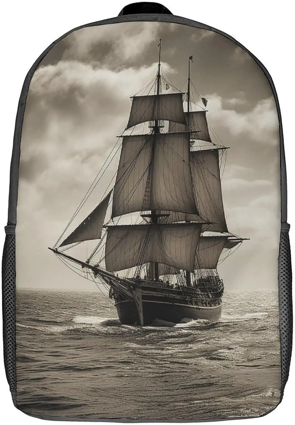Travel Backpack for Men Women Daypack Nautical Sailing Pirate Theme Laptop Backpack Computer Bag Business Work Bag for Work