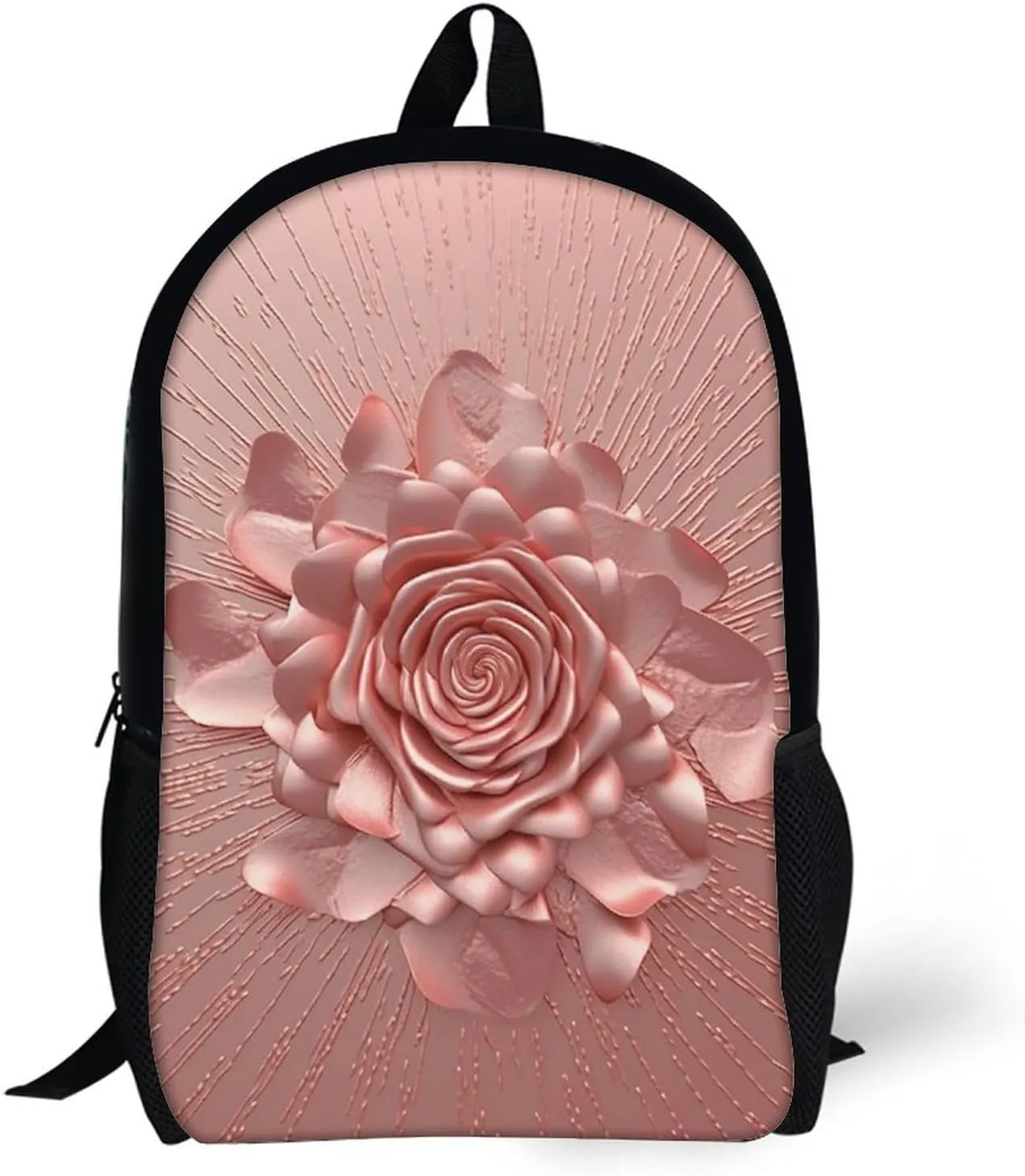 Travel Backpack for Men Women Daypack Rose Laptop Backpack Computer Bag Business Work Bag for Work, 17inch
