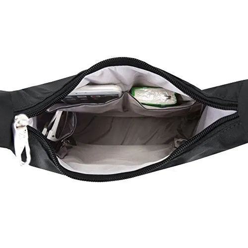 Travelon Anti-Theft Classic Essential Messenger Bag, Black (Black) - 42457 500