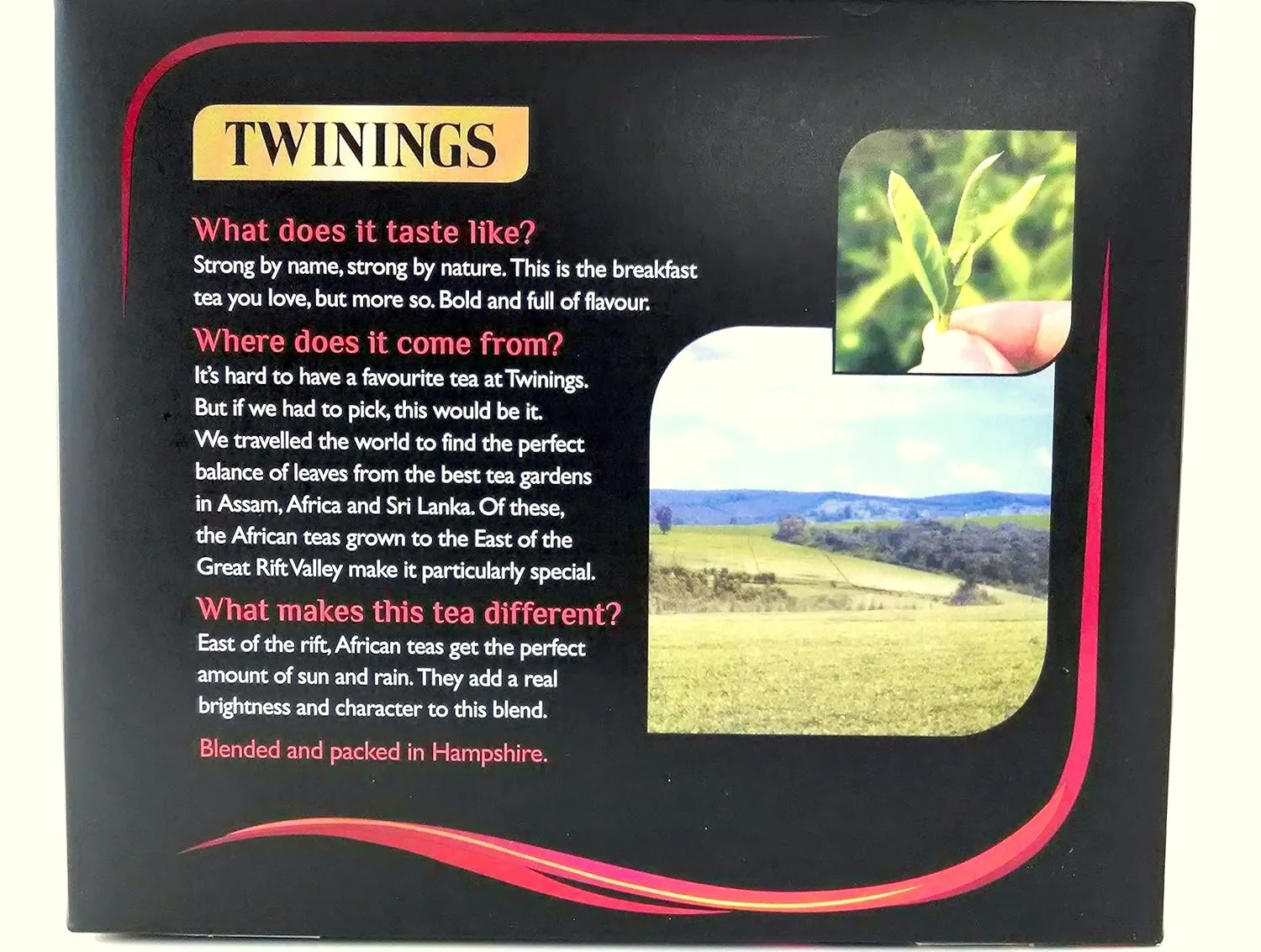 Twinings 1706 English Strong Breakfast Tea, 80 Tea Bags, 250g (Pack of 3)