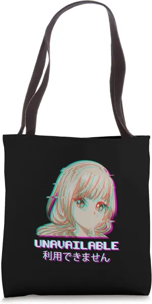 Unavailable Vaporwave Aesthetic Japan Tote Bag