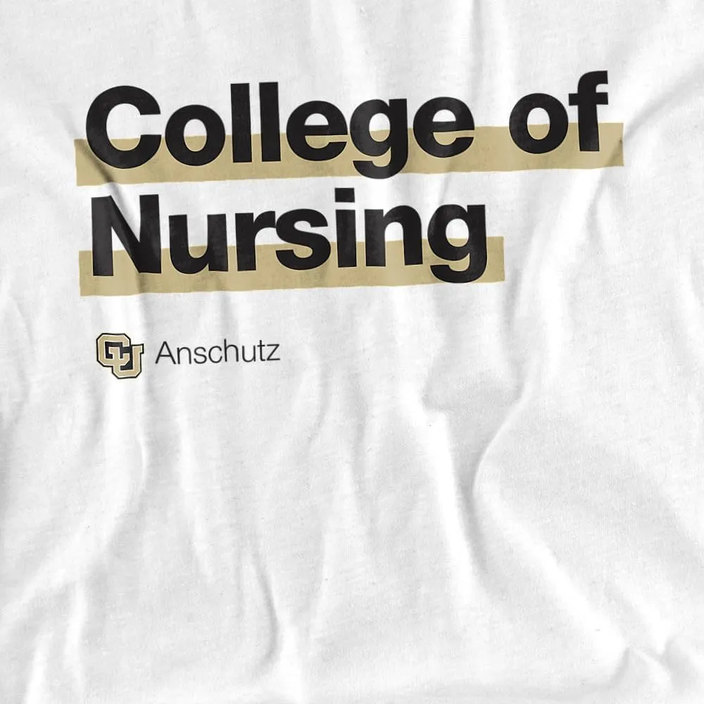 University of Colorado Anschutz Medical Campus College of Nursing Bold Unisex Adult Long-Sleeve T Shirt