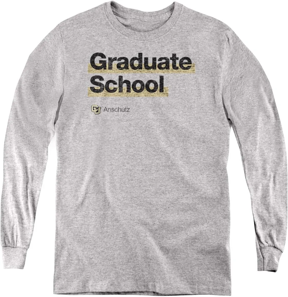 University of Colorado Anschutz Medical Campus Graduate School Bold Youth Long Sleeve T Shirt