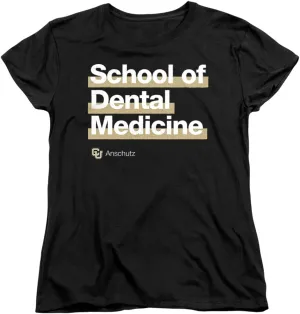 University of Colorado Anschutz Medical Campus School of Dental Medicine Bold Women's T Shirt