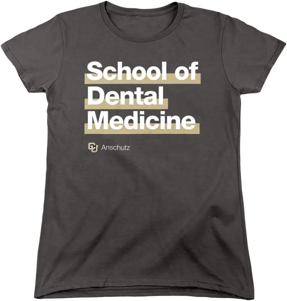 University of Colorado Anschutz Medical Campus School of Dental Medicine Bold Women's T Shirt