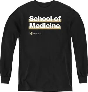 University of Colorado Anschutz Medical Campus School of Medicine Bold Youth Long Sleeve T Shirt