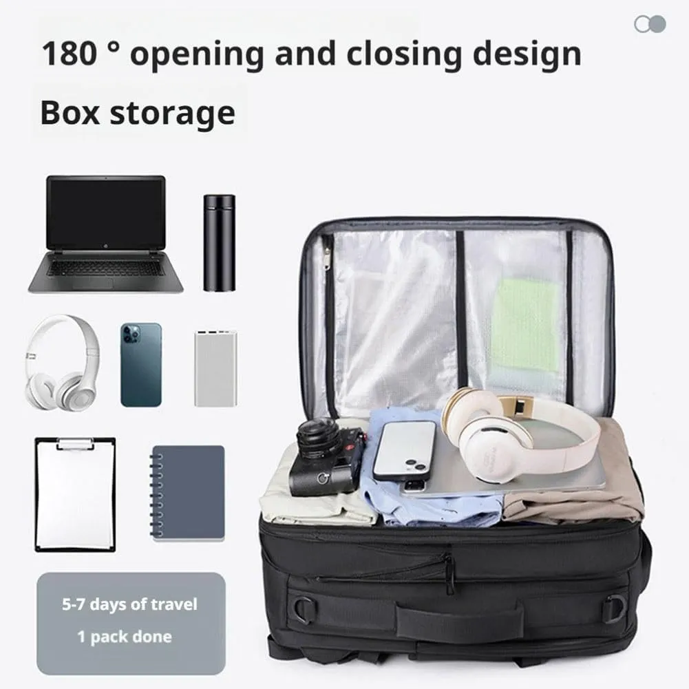 Vacuum Backpack Travel, Vacuum Seal Compression Backpack Travel, Personal Item Carry On Bag Flight Approved Laptop Work Seal Compression Backpacks, Ideal for Travel/Camping/Laptop