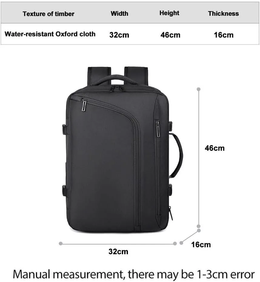 Vacuum Backpack Travel, Vacuum Seal Compression Backpack Travel, Personal Item Carry On Bag Flight Approved Laptop Work Seal Compression Backpacks, Ideal for Travel/Camping/Laptop