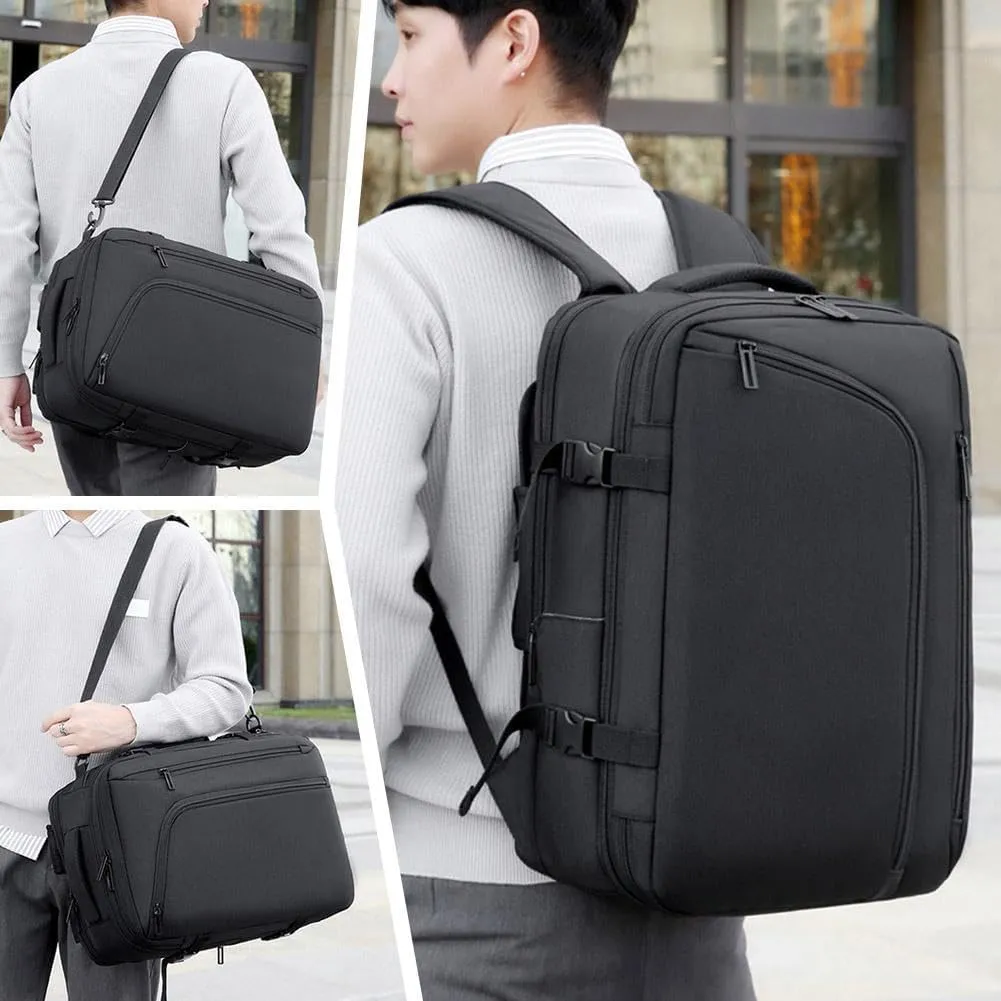 Vacuum Backpack Travel, Vacuum Seal Compression Backpack Travel, Personal Item Carry On Bag Flight Approved Laptop Work Seal Compression Backpacks, Ideal for Travel/Camping/Laptop