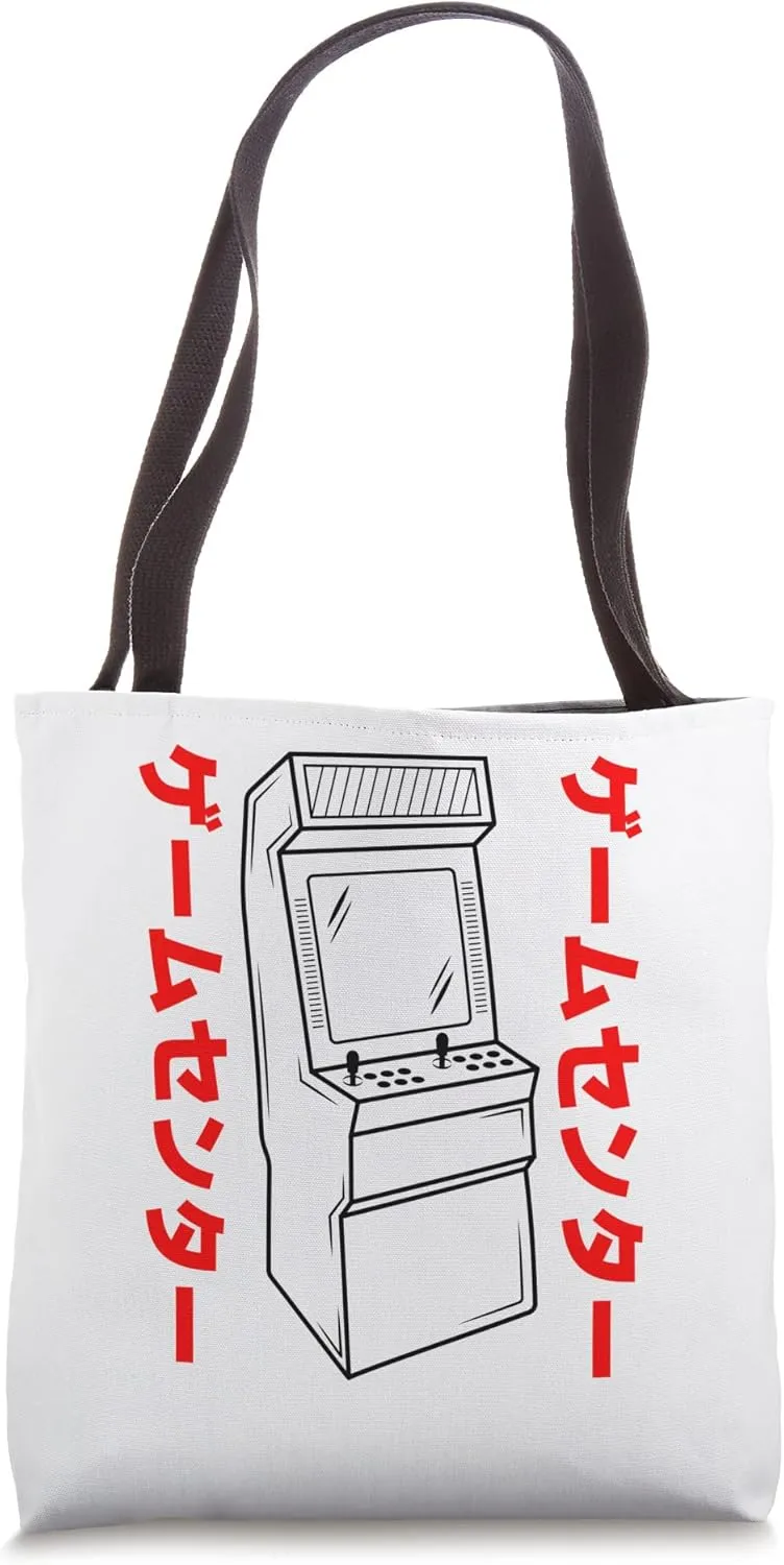 Vintage Arcade Old Retro Arcade Arcade Game 1980s Hipster Tote Bag